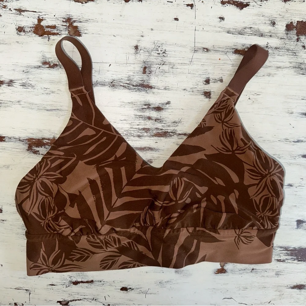 Offline by Aerie Tropical Print Sports Bra